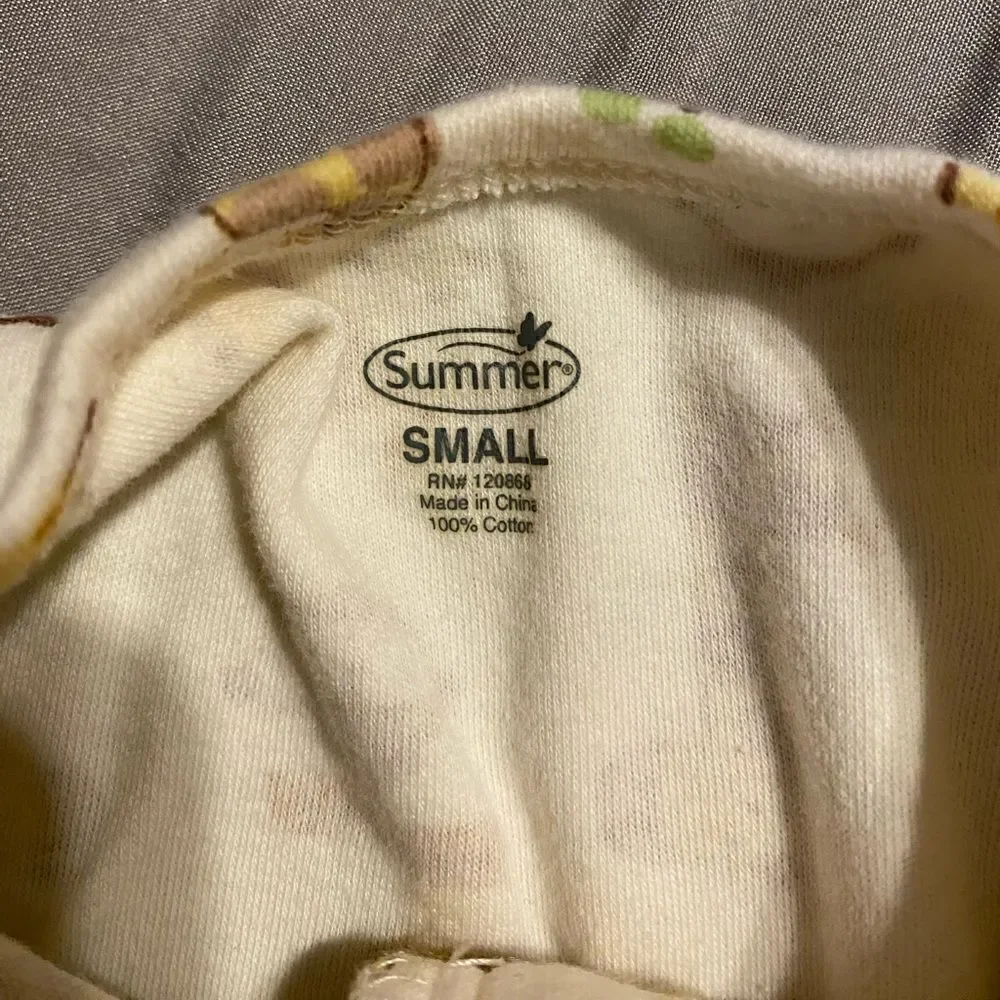 SwaddleMe Summer Small Sleep Sack with Animals